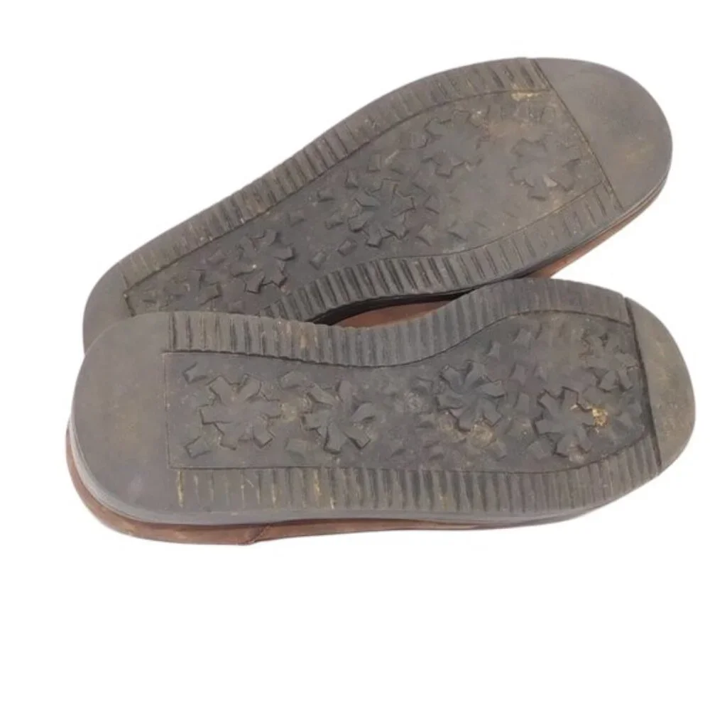 Mountain Breezes Brown Suede/Leather Lace-up Loafer